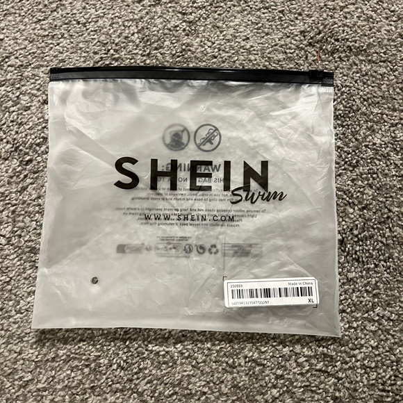 NWT SHEIN Leopard Print One-Piece Swimsuit Xlarge - Picture 5 of 6